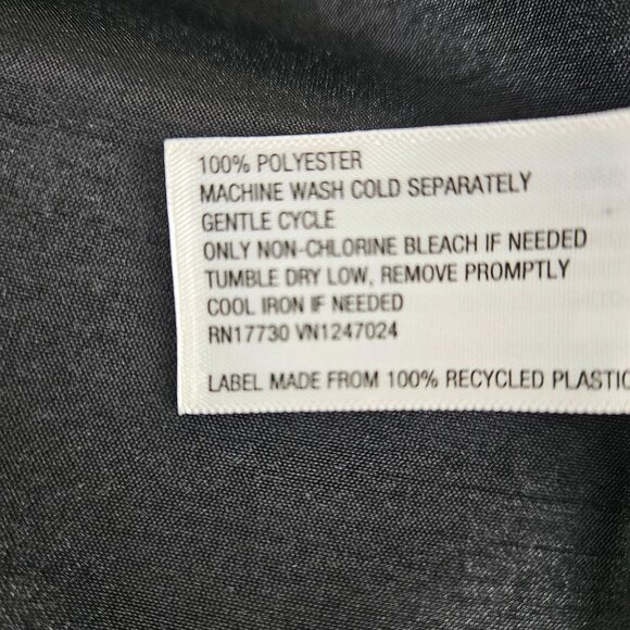 Kika Vargas Womens XS Dress Black Ruffle Tiered Puff Sleeve V-Neck Midi Hi Lo - Picture 12 of 12